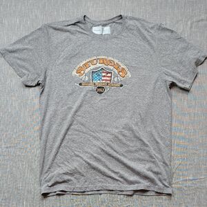 Sturgis Black Hills Rally 2017 Shirt Size XL Gray Front Back Panhead Eagle Wings